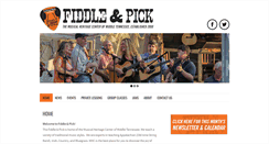 Desktop Screenshot of fiddleandpick.com